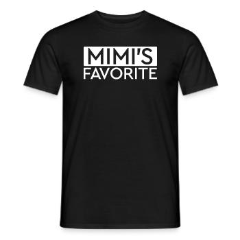 Mimis Lieblings -Gro�elterntag Mimis Favorit - Männer T-Shirt - Schwarz - Vorne - AI Model Male 178 light (178cm)
