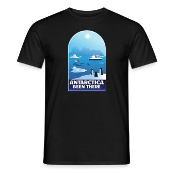 Antarktis die Eispausee Antarktis - Männer T-Shirt - Schwarz - Vorne - AI Model Male 178 light (178cm)