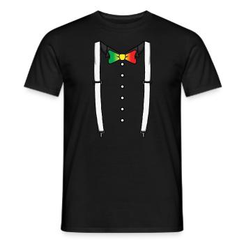 Juneteenth Bie - Männer T-Shirt - Schwarz - Vorne - AI Model Male 178 light (178cm)