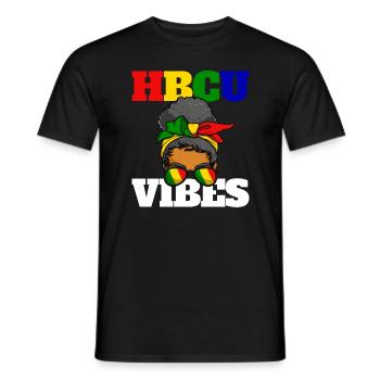 HBCU Vibes Black Girl Historical Black College - Männer T-Shirt - Schwarz - Vorne - AI Model Male 178 light (178cm)
