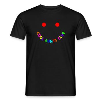 Cooler Tanten Club L�cheln cooler Tanten Club - Männer T-Shirt - Schwarz - Vorne - AI Model Male 178 light (178cm)