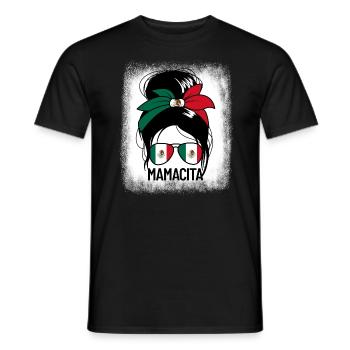 Mama Cita hei�e mexikanische Frau Cinco de Mayo Ma - Männer T-Shirt - Schwarz - Vorne - AI Model Male 178 light (178cm)