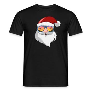 Weihnachten im Juli Santa Beach Urlaub Weihnachten - Männer T-Shirt - Schwarz - Vorne - AI Model Male 178 light (178cm)