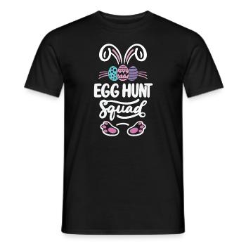 Eiersuche Squad Ostern Funny Kids Ostern Eiersuche - Männer T-Shirt - Schwarz - Vorne - AI Model Male 178 light (178cm)