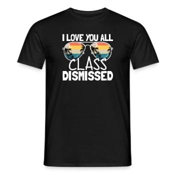 Ich liebe euch alle Klasse, die letztes Schultag e - Männer T-Shirt - Schwarz - Vorne - AI Model Male 178 light (178cm)