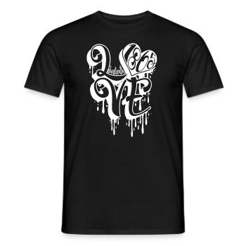 Liebe Juneteenth 1865 Schwarze Geschichte Juneteen - Männer T-Shirt - Schwarz - Vorne - AI Model Male 178 light (178cm)