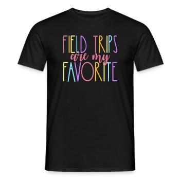 Exkursionen sind mein Lieblingslehrer f�r �ler - Männer T-Shirt - Schwarz - Vorne - AI Model Male 178 light (178cm)