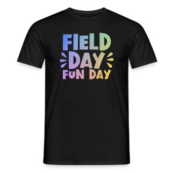 Field Day Fun Day �ler Kinder Lehrer Feldtag - Männer T-Shirt - Schwarz - Vorne - AI Model Male 178 light (178cm)