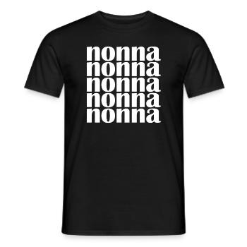 Nonna Muttertag Italienische Oma Frauen Nonna - Männer T-Shirt - Schwarz - Vorne - AI Model Male 178 light (178cm)