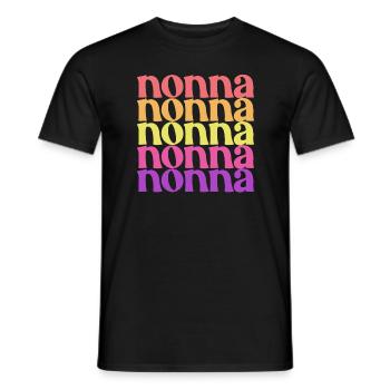 Nonna Muttertag Italienische Oma Frauen Nonna - Männer T-Shirt - Schwarz - Vorne - AI Model Male 178 light (178cm)