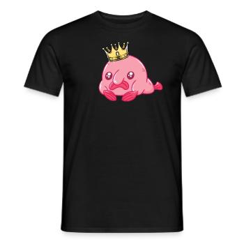 Blobfish King Herren Blobfish King - Männer T-Shirt - Schwarz - Vorne - AI Model Male 178 light (178cm)