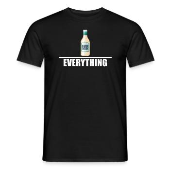 Ranch �ber alles Love Ranch Dressing Ranch - Männer T-Shirt - Schwarz - Vorne - AI Model Male 178 light (178cm)