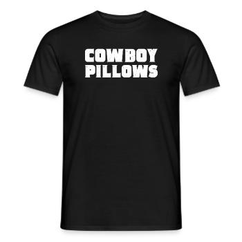 Cowboy -Kissen Western Cow Cowboy -Kissen - Männer T-Shirt - Schwarz - Vorne - AI Model Male 178 light (178cm)