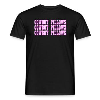 Cowboy -Kissen Western girl Cowboy -Kissen - Männer T-Shirt - Schwarz - Vorne - AI Model Male 178 light (178cm)