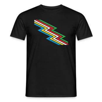 Behinderung Pride Month Awareness Disability Flagg - Männer T-Shirt - Schwarz - Vorne - AI Model Male 178 light (178cm)