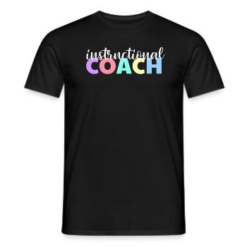 Lehrtrainer zur�ck in die Schule - Männer T-Shirt - Schwarz - Vorne - AI Model Male 178 light (178cm)