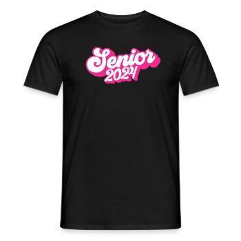 Class of 2024 Senior 2024 Graduation Senior 2024 - Men's T-Shirt - black - Front - AI Model Male 178 light (178cm)
