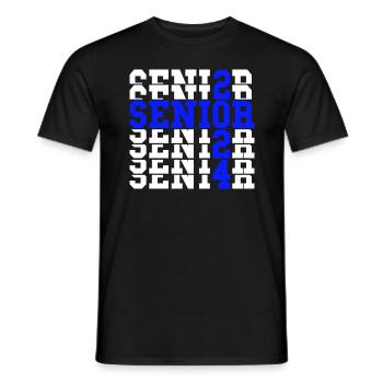 Senior 2024 Promo de 2024 Senior 2024 - T-shirt homme - noir - Devant - AI Model Male 178 light (178cm)
