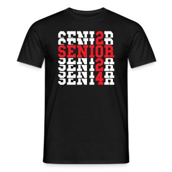 Senior 2024 Promo de 2024 Senior 2024 - T-shirt homme - noir - Devant - AI Model Male 178 light (178cm)