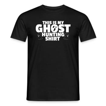 Dies ist meine Geisterjagd -Hemd -Geisterjagd - Männer T-Shirt - Schwarz - Vorne - AI Model Male 178 light (178cm)