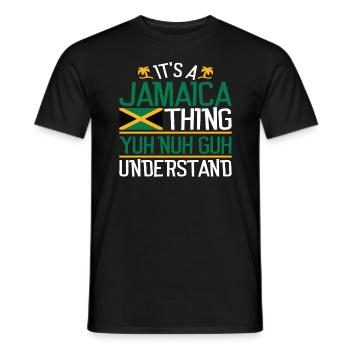 Es ist eine Jamaika -Sache, die du verstehstes ist - Männer T-Shirt - Schwarz - Vorne - AI Model Male 178 light (178cm)