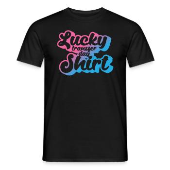 Lucky Transfer Day Shirt Frauen IVF Transfer Tag - Männer T-Shirt - Schwarz - Vorne - AI Model Male 178 light (178cm)