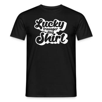 Lucky Transfer Day Shirt Frauen IVF Transfer Tag - Männer T-Shirt - Schwarz - Vorne - AI Model Male 178 light (178cm)