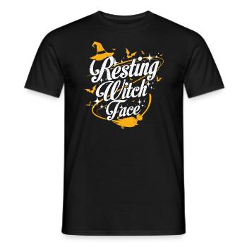 Hexen ruhen. - Männer T-Shirt - Schwarz - Vorne - AI Model Male 178 light (178cm)