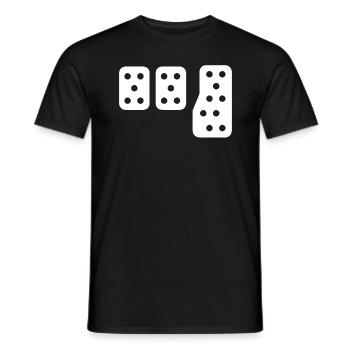 Drei Pedale Car Guy Racing Manuell Schaltverschieb - Männer T-Shirt - Schwarz - Vorne - AI Model Male 178 light (178cm)