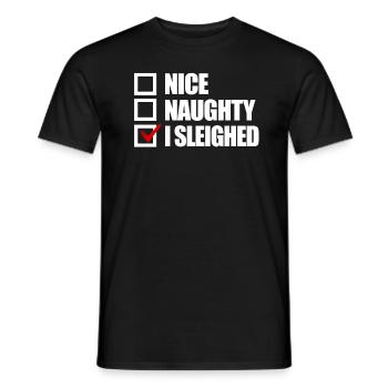 Schönes ungezogen - Männer T-Shirt - Schwarz - Vorne - AI Model Male 178 light (178cm)