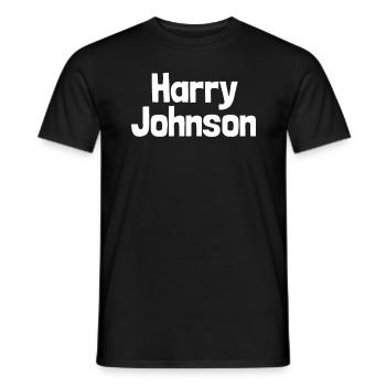 Harry Johnson unangemessener Humor peinlich - Männer T-Shirt - Schwarz - Vorne - AI Model Male 178 light (178cm)