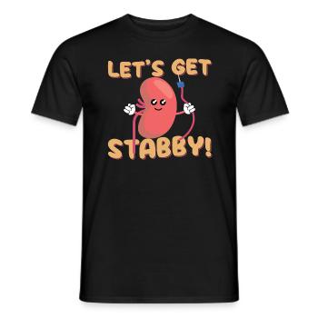 Lassen Sie uns stichby lustige Hämodialyse -Dialys - Männer T-Shirt - Schwarz - Vorne - AI Model Male 178 light (178cm)