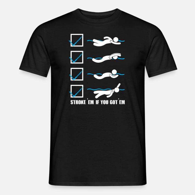 Schlagan - Männer T-Shirt - Schwarz