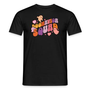 Thérapeute comportementale d’Halloween Boohavior Squad - T-shirt homme - noir - Devant - AI Model Male 178 light (178cm)