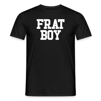 Brüllungsjunge lustige Brüderlichkeit Herren -Brud - Männer T-Shirt - Schwarz - Vorne - AI Model Male 178 light (178cm)