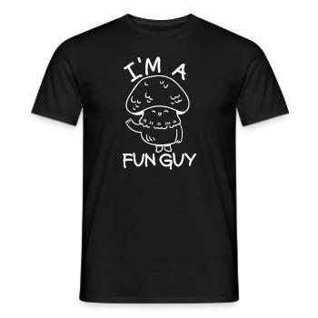 Ich bin ein lustiger Typ lustiger Pilzpilze Männer - Männer T-Shirt - Schwarz - Vorne - AI Model Male 178 light (178cm)