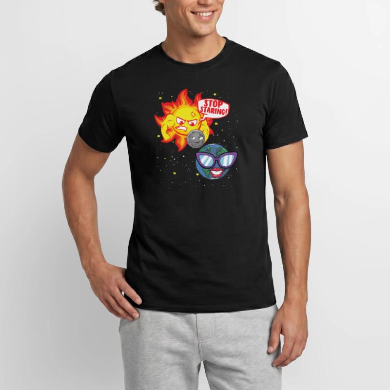 Total Solar Eclipse Stop Starring 4.08.24 Eclipse Männer T-Shirt