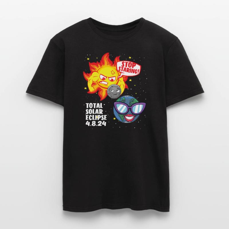 Total Solar Eclipse Stop Starring 4.08.24 Eclipse Männer T-Shirt