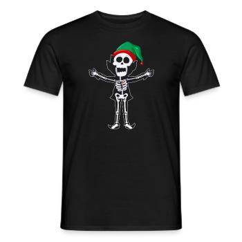 Röntgen-Elf Kids Röntgen-Tech Radiologie Weihnacht - Männer T-Shirt - Schwarz - Vorne - AI Model Male 178 light (178cm)