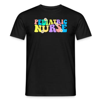 Pädiatrische Krankenschwestern Krankenschwester Wo - Männer T-Shirt - Schwarz - Vorne - AI Model Male 178 light (178cm)
