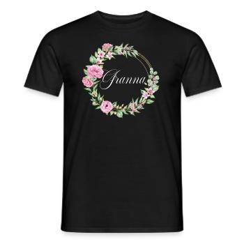 Granna Frauen Muttertag Oma Granna - Männer T-Shirt - Schwarz - Vorne - AI Model Male 178 light (178cm)