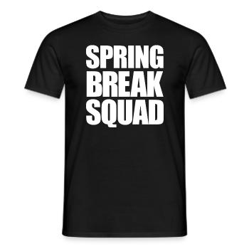 Spring Break Squad Spring Break - Männer T-Shirt - Schwarz - Vorne - AI Model Male 178 light (178cm)