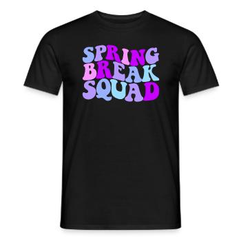 Spring Break Squad Damen Spring Break 2025 - Männer T-Shirt - Schwarz - Vorne - AI Model Male 178 light (178cm)