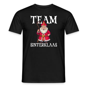 Team Sinterklaas Niederländischer Weihnachtsmann S - Männer T-Shirt - Schwarz - Vorne - AI Model Male 178 light (178cm)