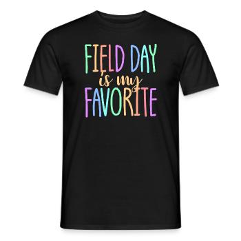 Field Day ist mein Lieblingslehrer für Schülerkind - Männer T-Shirt - Schwarz - Vorne - AI Model Male 178 light (178cm)