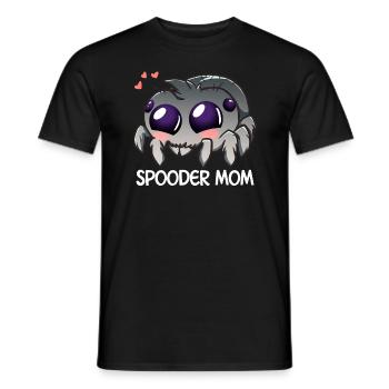 Spooder Mom Springspinne Haustier Spooder Mom - Männer T-Shirt - Schwarz - Vorne - AI Model Male 178 light (178cm)