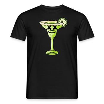 X Eyes Margarita Cinco de Mayo Lustige Margarita - Männer T-Shirt - Schwarz - Vorne - AI Model Male 178 light (178cm)