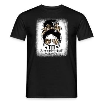 Titi wie eine normale Tante, nur coolere beste Tan - Männer T-Shirt - Schwarz - Vorne - AI Model Male 178 light (178cm)