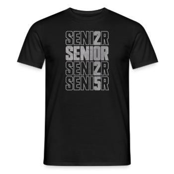 Senior 2025 Abschlussklasse von 2025 Senior 2025 - Männer T-Shirt - Schwarz - Vorne - AI Model Male 178 light (178cm)