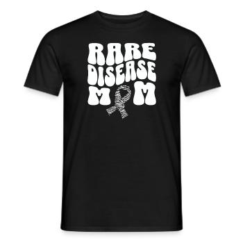 Sensibilisierung für Frauen mit seltenen Krankheit - Männer T-Shirt - Schwarz - Vorne - AI Model Male 178 light (178cm)